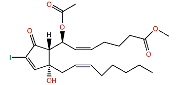 7-Acetoxy-7,8-dihydroiodovulone I